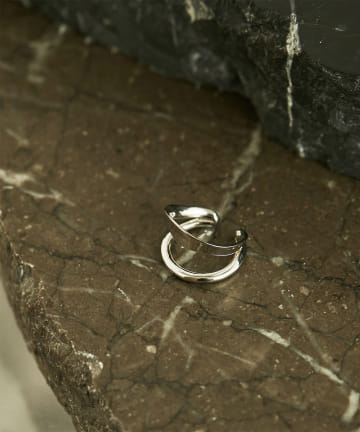 【MARIA BLACK/】Ripples Earcuff/シルバー(片耳用)
