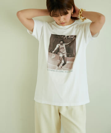 【THE ACADEMY NEW YORK】テニスフォトTシャツ