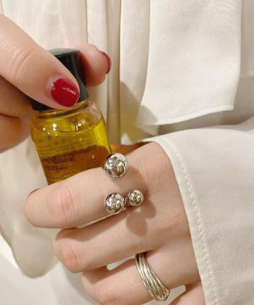 【WEB限定】メタルボールリング