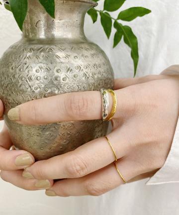 【WEB限定】配色2連リング