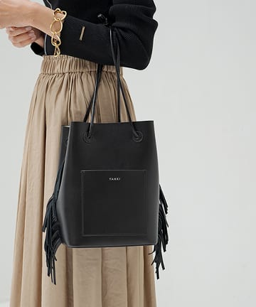 【YAHKI/ヤーキ】W FACE フリンジバッグ