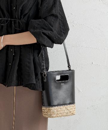 【YAHKI/ヤーキ】WEB限定 ストローコンビバッグ