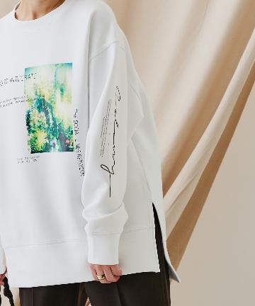 【WEB・一部店舗限定】ST 2139 ダンボールフラワーフォトPTスウェット