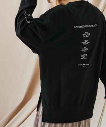 【WEB・一部店舗限定】ST 2139 ダンボールバックプリントスウェット