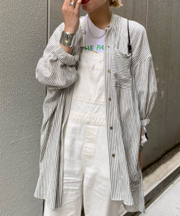 オーバーチュニックシャツ