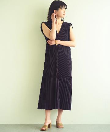 【KALLMEYER】プリーツロングドレス