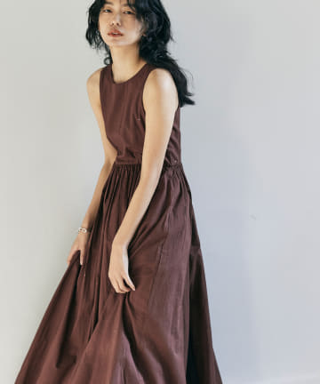 【MARIHA】コットンロングワンピース/夏のレディのドレス＜別注カラーあり＞