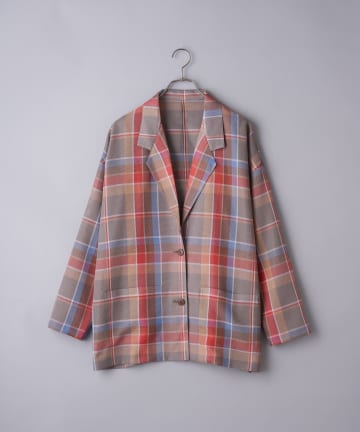 【PENDLETON×H(アッシュ)】別注チェックテーラードジャケット