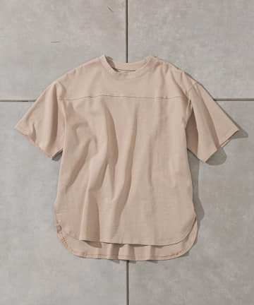 prose verse(プロズヴェール) 《WEB限定》USコットンラウンドヘムフットボールTシャツ