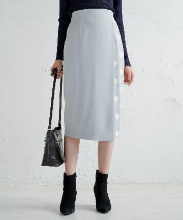 ドットラップスカート