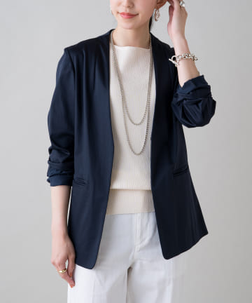 裾ねじりジャケット