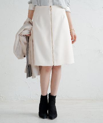 台形ZIPスカート