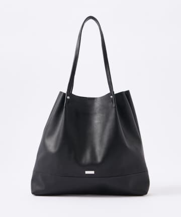【MEN'S/ユニセックス】フェイクレザーつまみトートバッグ2