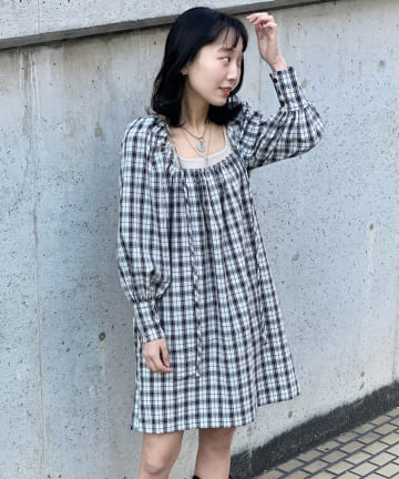 【GHOSPELL】Audition Check Mini Dress