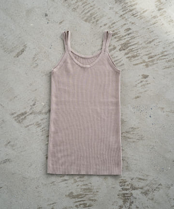 コットンニットタンク