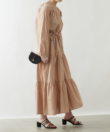 【WEB・一部店舗限定】2WAYティアードワンピース/ロングシャツワンピース