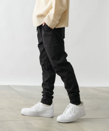 【新カラー追加】４WAYストレッチ裾ダブルパンツ