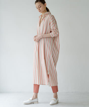 ストライプワンピース