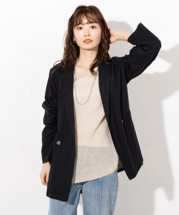 prose verse(プロズヴェール) コットンリネンテーラードジャケット