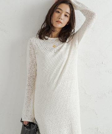 カギ針風ワンピース