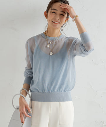 コットンシアーニット