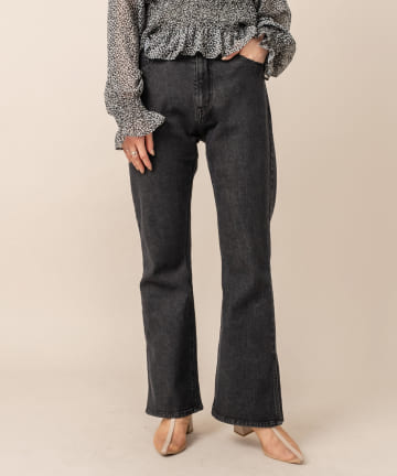 [mline] WEB限定 フレアデニム