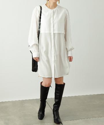 【WEB限定】ヨークフラップブラウス