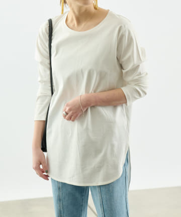 《抗菌・防臭》【SMART COLLECTION】抗菌スマート前後差長袖Tシャツ