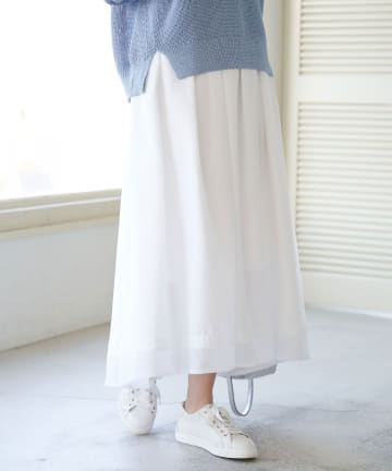 シアーオーガンバックテールスカート