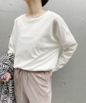 シルケットカットソー