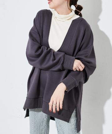 ダンボール深Vプルオーバー
