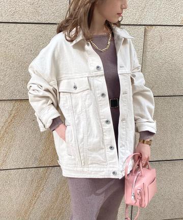 【YANUK/ヤヌーク】オーバーサイズ ジーンジャケット