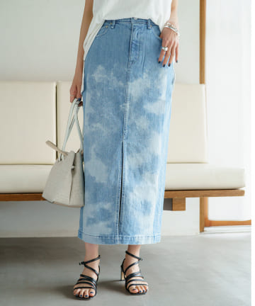 【YANUK/ヤヌーク】スリットロングスカート