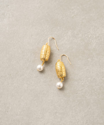 【FULL OF GRACE/フルオブグレイス】パールコンビピアス