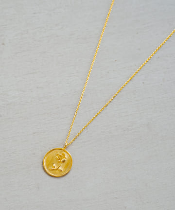 【Chibi Jewels/チビ ジュエルズ】ローズコインネックレス