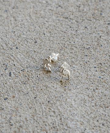 【Chibi Jewels/チビ ジュエルズ】WEB限定 フラミンゴピアス