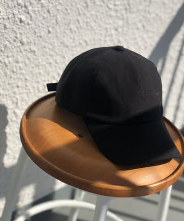 【ナチュラルな風合いでデイリーに被りやすい】リネンライクキャップ