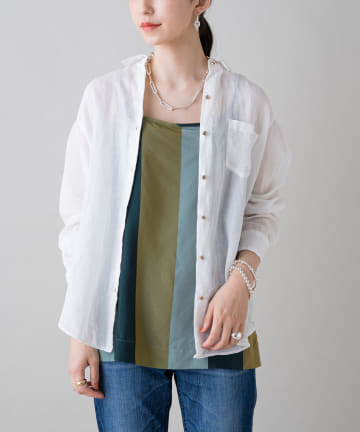 【TELA/テラ】太ストライプキャミソール