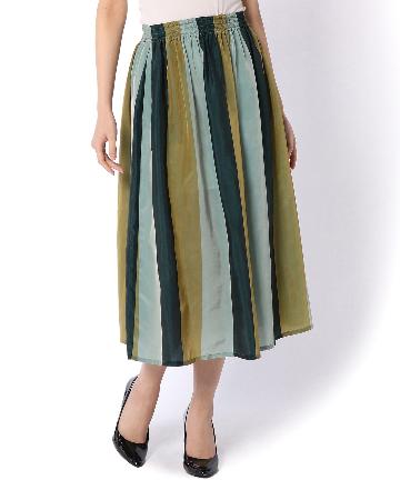 【TELA/テラ】太ストライプスカート