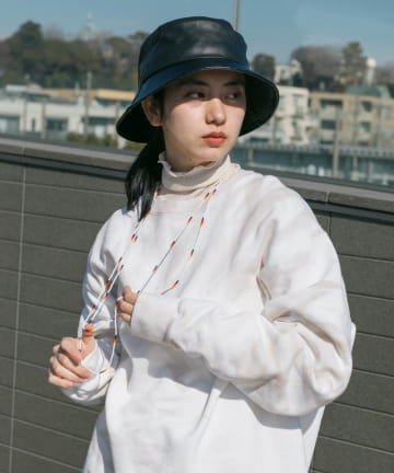 【WHIMSIC】SPRAY DYEING SWEATSHIRT