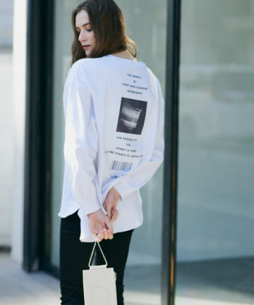 バックプリントPHOTO TEE/ロンT
