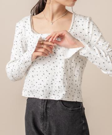 [mline] WEB限定 針抜きショートTシャツ