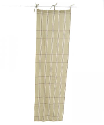 チェック柄セパレートカーテン