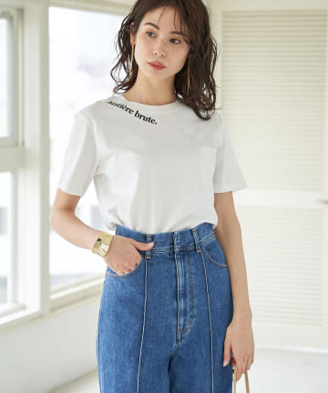 【洗える・LES PETITS BASICS】MATIERE BRUTE T