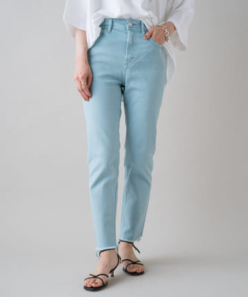 【YANUK/ヤヌーク】ハイウエストストレートデニム ANNETTE/アネット