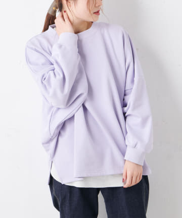 【WEB限定】ボリューム袖が目をひくプルオーバー