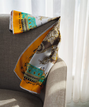 【manipuri/マニプリ】WEB限定 シティ柄スカーフ