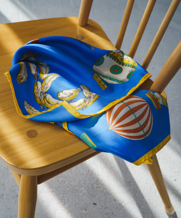 【manipuri/マニプリ】WEB限定 気球柄スカーフ