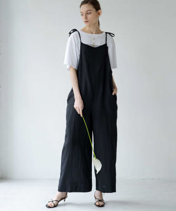 【TICCA/ティッカ】リネンサロペット