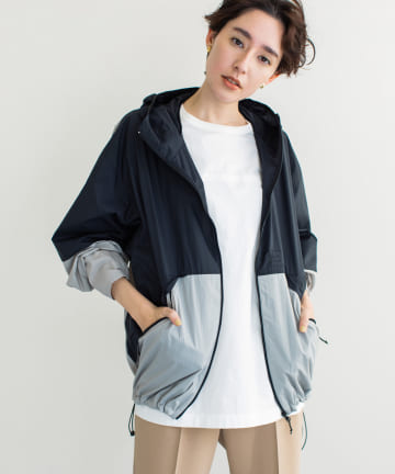 【WOOLRICH】別注ライトブルゾン/HIGH AERATION HOODIE